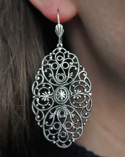 Boucles d'Oreilles Dentelle New