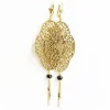 Boucles d'oreilles Dentelle Dorées