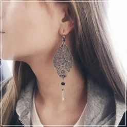 Boucles d'Oreilles Dentelle