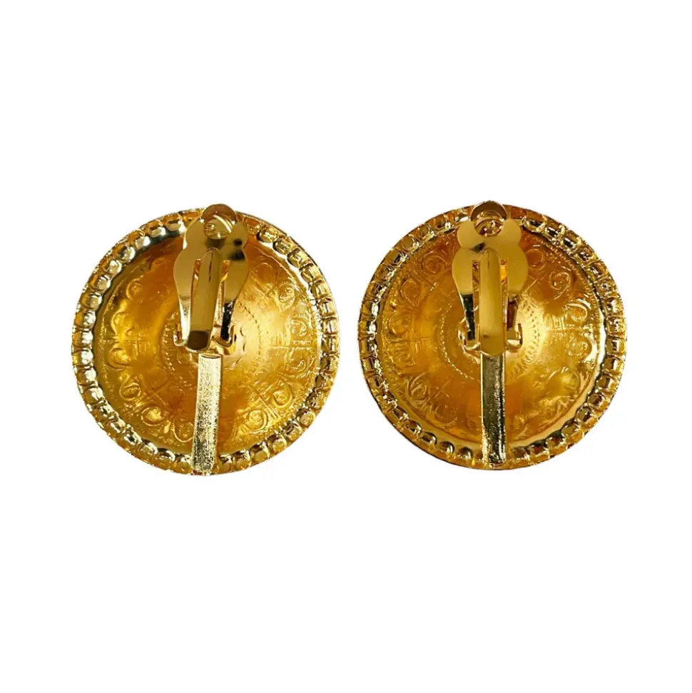 Boucles d’oreilles Dôme Dorées Clips