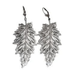 Boucles d'Oreilles Feuille de Bouleau