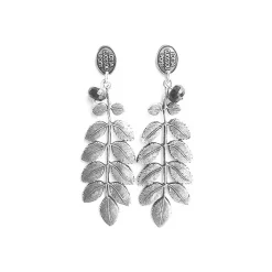Boucles d'oreilles Feuille d'Acacia