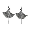 Boucles d'Oreilles Feuille de Ginkgo
