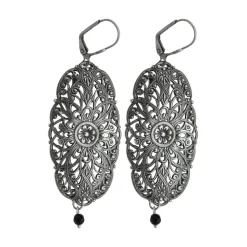 Boucles d'Oreilles Filigrane Mandala