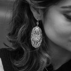 Boucles d'Oreilles Filigrane Mandala