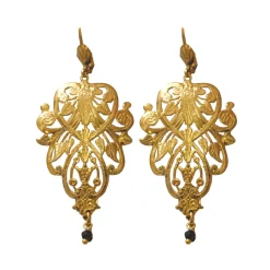 Boucles d'oreilles Filigrane Morris Dorées