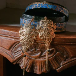 Boucles d'oreilles Filigrane Morris Dorées
