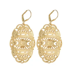Boucles d'oreilles Filigrane Gatsby Dorées