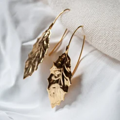 Boucles d'Oreilles Flora Dorées