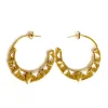 Boucles d'oreilles Indi dorées