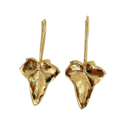Boucles d’oreilles Lierre Dorées