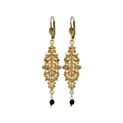 Boucles d'Oreilles Little Baroque Dorées