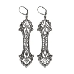 Boucles d'Oreilles Nula Argentée
