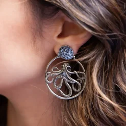 Boucles d'Oreilles Octopus