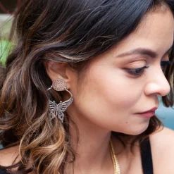 Boucles d'oreilles Papillon Charme