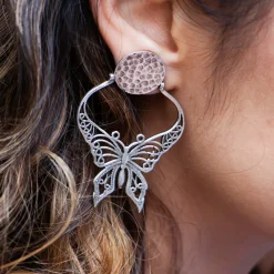 Boucles d'oreilles Papillon Charme