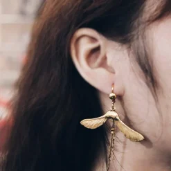 Boucles d'oreilles Samare Dorées