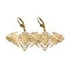 Boucles d'Oreilles Scarabée Dorées