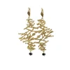 Boucles d'Oreilles Seaweed Dorées