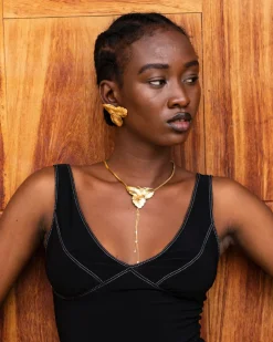 Boucles d'oreilles Thya Dorées