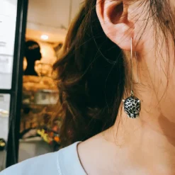Boucles d'Oreilles Tige Mini Panthère