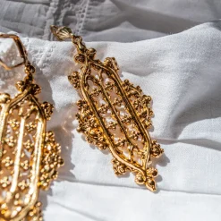 Boucles d'Oreilles Tilda Dorées