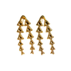 Boucles d'Oreilles Volta Dorées