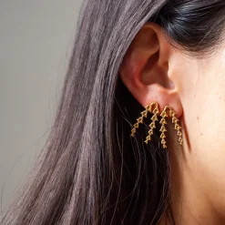 Boucles d'Oreilles Volta Dorées