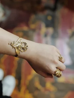 Bracelet Camée Doré