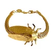 Bracelet Cigale doré