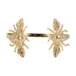 BRACELET DOUBLE INSECTE DORE