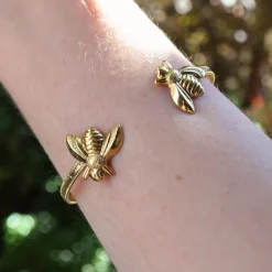 Bracelet Double Little Bee Doré