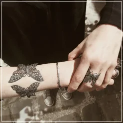 Bracelet Double Papillon Filigrane
