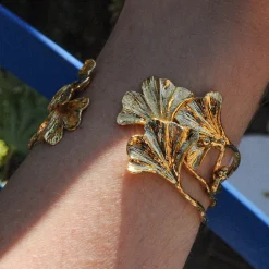 Bracelet Ginkgo Tao Doré