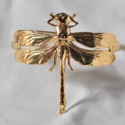 Bracelet Libellule Doré