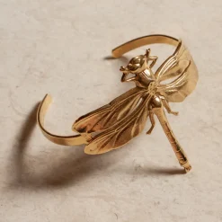 Bracelet Libellule Doré