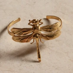 Bracelet Libellule Doré