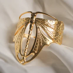 Bracelet Libellule Volant Doré
