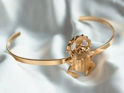 Bracelet Mini Scarabée doré