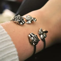 BRACELET PANTHERE ARGENT