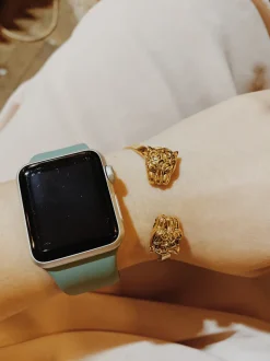 BRACELET PANTHERE DORE