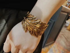 Bracelet Plume Coco Doré