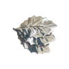 Broche 3 Feuilles Argentées