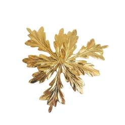 Broche Flocon Dorée