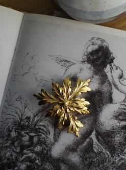 Broche Flocon Dorée