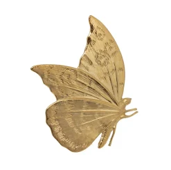Broche Papillon Dorée