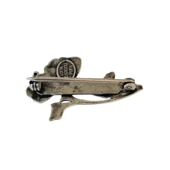 Broche Petit Ginkgo Argentée