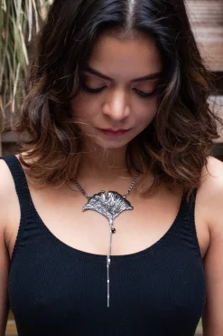 Collier Feuille de Ginkgo