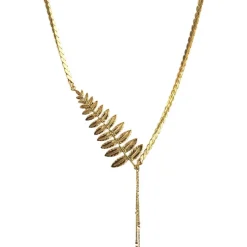 Collier Fougère Doré
