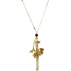 Collier Ginkgo Doré
